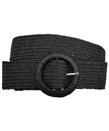 Beck Söndergaard elastische raffia riem gesp