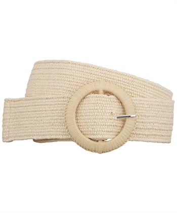 Beck Söndergaard elastische raffia riem gesp