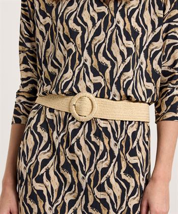 Beck Söndergaard elastische raffia riem gesp
