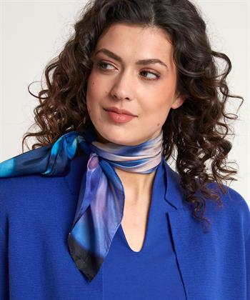 Beck Söndergaard sjaaltje zijde blauwtinten Blair Sia