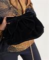 Beck Söndergaard velvet clutch met strik Bonita