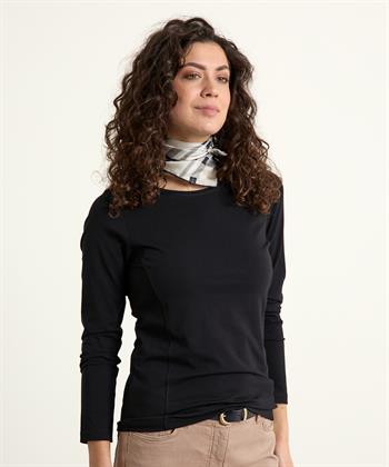BeOne basis shirt lange mouw figuurnaad