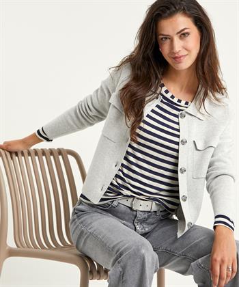 BeOne blazervest kort puntaknit