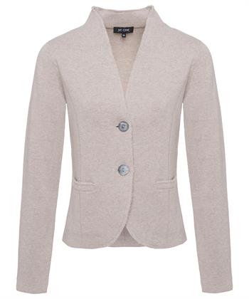 BeOne blazervest raw edge puntaknit