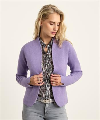 BeOne blazervest raw edge puntaknit