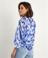 BeOne cotton voile blouse ikat