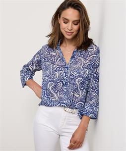 BeOne cotton voile blouse paisley