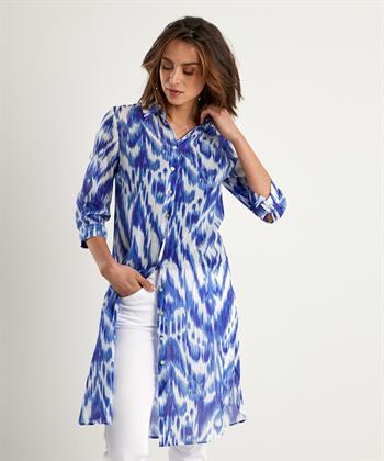 BeOne cotton voile blousejurk ikat