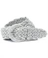 BeOne elastische gevlochten riem metallic