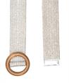 BeOne elastische riem houten gesp