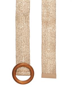 BeOne elastische riem houten gesp