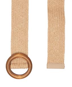 BeOne elastische riem houten gesp