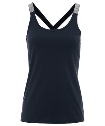 BeOne Essentials crossback singlet lurex