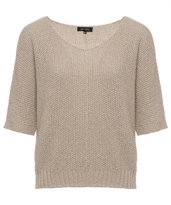 BeOne fancy knit trui V-hals