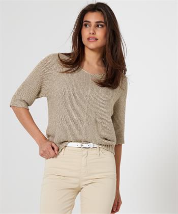 BeOne fancy knit trui V-hals