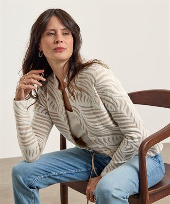 BeOne jacquard blazervest blad