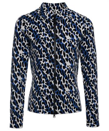BeOne jacquard vest panterprint