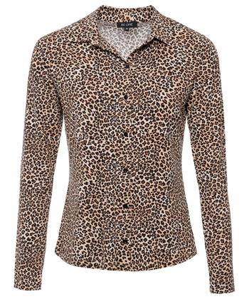 BeOne jersey blouse animalprint