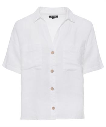 BeOne linnen blouse korte mouw