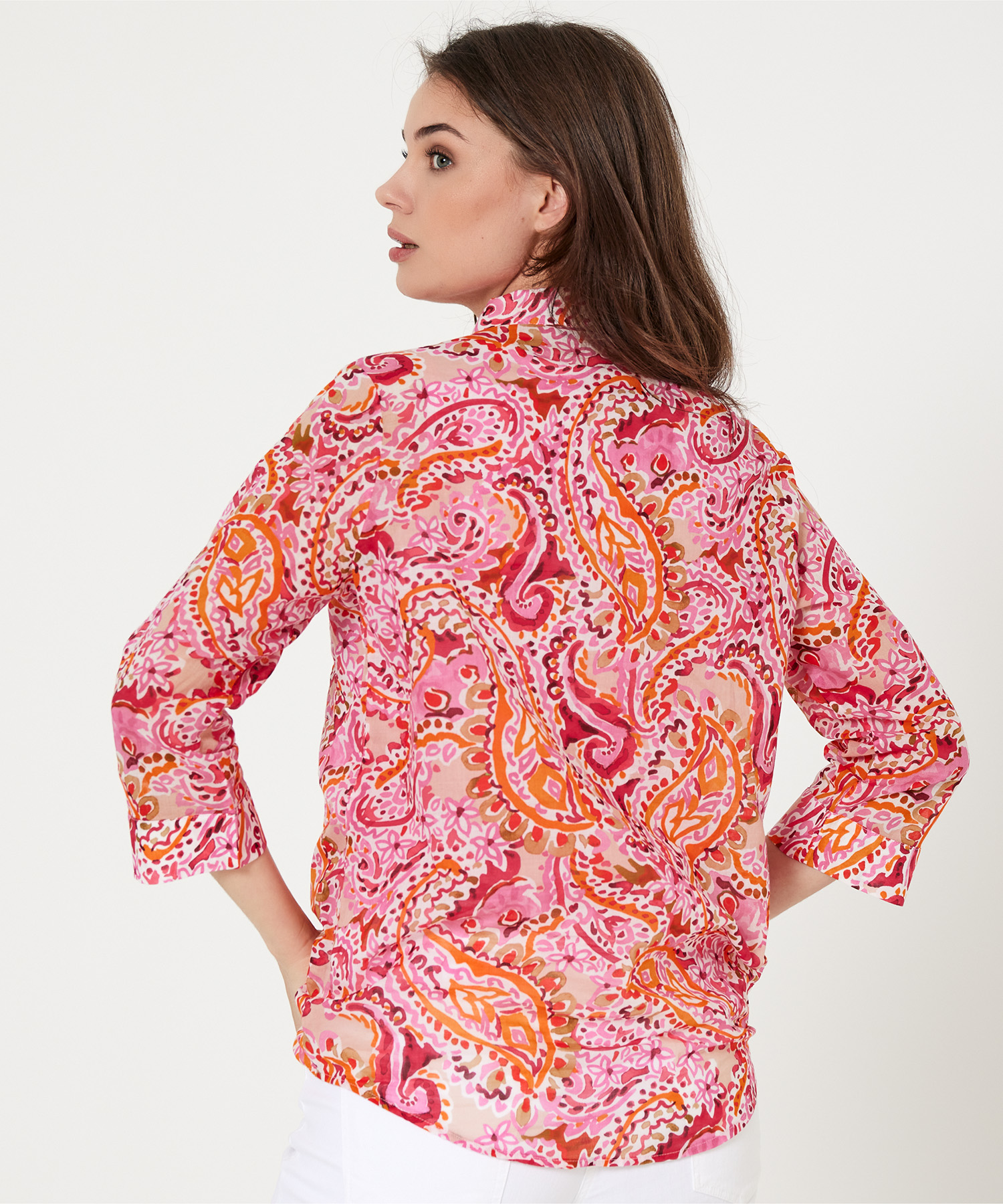 BeOne luchtige blouse paisley