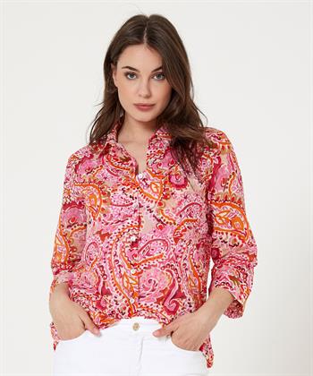 BeOne luchtige blouse paisley