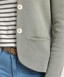 BeOne lurex blazervest knit