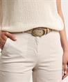 BeOne riem glitter ovale gesp