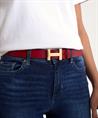 BeOne riem goudkleurige H-gesp