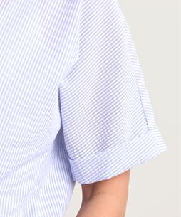 BeOne seersucker blouse streepje