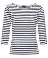 BeOne shirt driekwart mouw Bretonse streep