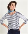 BeOne shirt driekwart mouw Bretonse streep