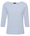 BeOne shirt driekwart mouw Bretonse streep