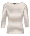 BeOne shirt driekwart mouw Bretonse streep