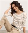 BeOne shirt driekwart mouw Bretonse streep