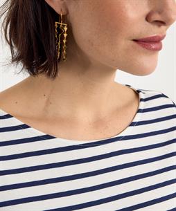 BeOne shirt driekwart mouw Bretonse streep