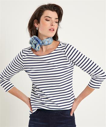 BeOne shirt driekwart mouw Bretonse streep
