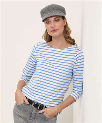 BeOne shirt driekwart mouw Bretonse streep