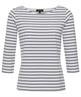 BeOne shirt driekwart mouw Bretonse streep