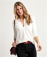 BeOne shirt met V-hals plooi