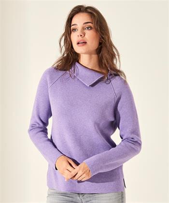 BeOne trui asymmetrische rits punta knit