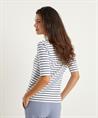 BeOne tulpshirt korte mouw Bretonse streep