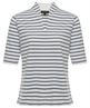 BeOne tulpshirt korte mouw Bretonse streep