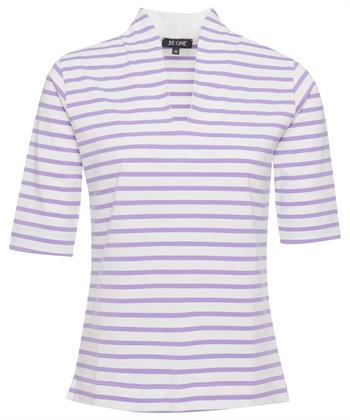 BeOne tulpshirt korte mouw streep