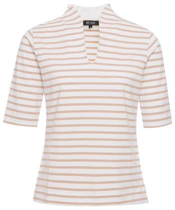 BeOne tulpshirt korte mouw streep