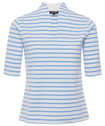 BeOne tulpshirt korte mouw strepen