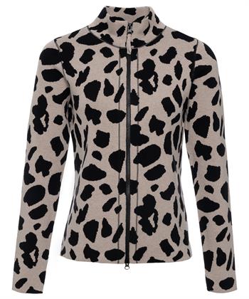 BeOne vest jacquard animal