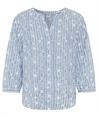 Brax blouse broderie strepen Velia