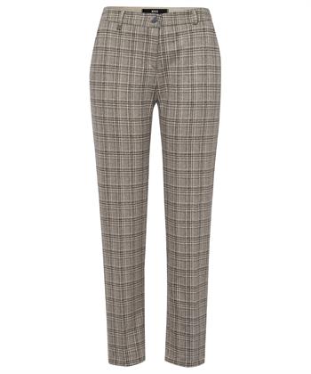 Brax broek winter jersey met ruit Maron S