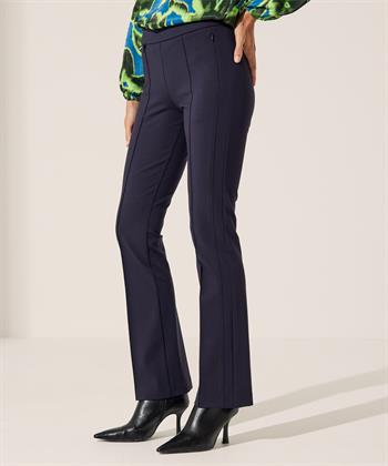 Brax flared broek met deelnaad Malou