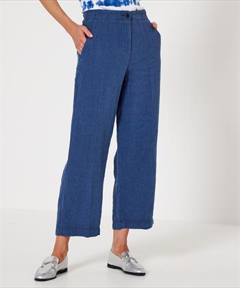 Brax linnen cropped broek Maine